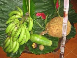 Banana-Mamão e jaca